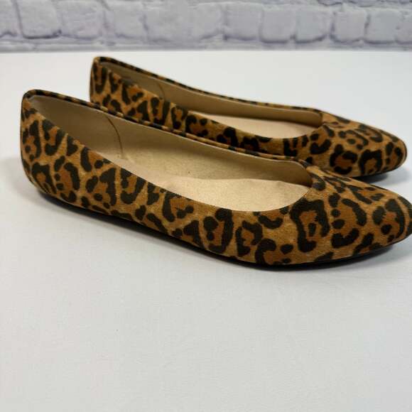 Kelly & Katie Shoes - Kelly & Katie Leopard Print Ballet Flats Size 6